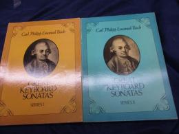 輸入楽譜/鍵盤楽譜/エマニュエル　バッハ/ソナタ集　1-2 2冊セット/Carl Philipp Emanuel Bach /Great keyboard sonatas/Dover/大きさ縦約28cm×横約22cm