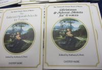 輸入楽譜/声楽　合唱　楽譜/チェスター版　モテット集/全16冊揃/Chester Book of Motets/CHESTER MUSIC//大きさ縦約28cm×横約21cm　
本体小折れ、小シミ、小汚れ有