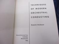 洋書/英文/現代オーケストラ指揮のテクニック/Techniques of modern orchestral conducting/