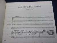 楽譜/五重奏曲/フランツ・ダンツィ/d minor OP41//パート譜4冊付き（蔵書印有。）//大きさ縦約31cm×横約23cm/45P 