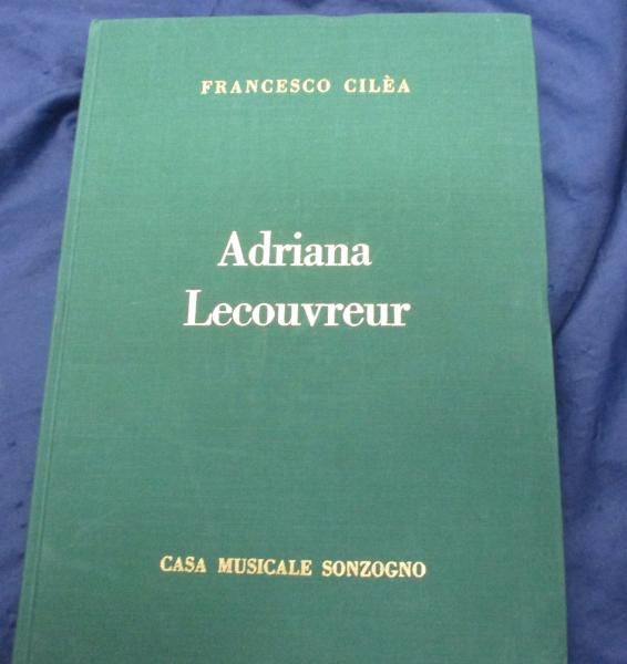 輸入楽譜/歌曲/ヴォーカル+ピアノ譜/チレア/アドリアーナ