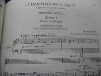 輸入楽譜/仏語/歌曲/ファウストの劫罰 ベルリオーズ / Berlioz /La damnation de Faust/SERENISSIMA MUSIC/306P/大きさ縦約25cm×横約17cm/書き込み多数有
