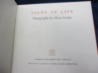 洋書/オリヴィア・パーカー写真集/SIGNS OF LIFE/Contemporary Photograhers Vol.3/