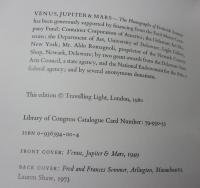 洋書/写真集/フレデリック・ソマー/Frederick Sommer/Venus,Jupiter&Mars