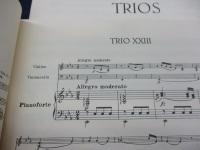 輸入楽譜/ハイドン/ピアノ三重奏曲集 3巻/ haydn trios/peters/ヴァイオリン・ヴァイオリンチェロのパート譜付き/大きさ縦約30cm×横約23cm/180P