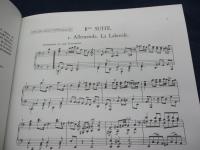輸入鍵盤楽譜/アントワーヌ・フォルクレ/クラヴサン　小品集/FORQUERAY/Pieces de Clavecin/HEUGEL & C/大きさ縦約30cm×横約21cm