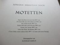 輸入楽譜/ピアノ譜/バッハ全集/第3シリーズ/BWV225-230 モテット集/ベーレンライター・ハードカバー版　緑版/大きさ縦約33cm×横約26cm/KONARD AMELN 編　1965年