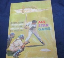パンフ/1961年 MLBオールスターゲーム/キャンドルスティック・パーク/ハンク・アーロン他/44P