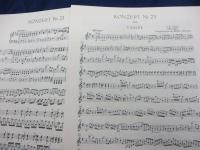 輸入楽譜/弦楽譜/VIOTTI/ヴィオッティ/KONZERT Nr.22/Violin Konzert No.23/2冊セット/
各ヴァイオリンパート譜付き。/PETRES/大きさ縦約30cm×横約23cm/

