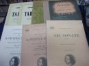 輸入楽譜/ヴァイオリン譜/タルティーニ/8冊セット/3 SONATEN(Vol.1)/SONATEN(Vol.3)/悪魔のトリル E BASSO/PASTORALE/Concerto in D minor/26 PICCOLE SONATE VOl.1.2/SEI SONATE OP.5/ PETERS /RICORDI/G.ZANIBON Padova 他/大きさ縦約30cm×横約23cm/各パート譜付き。