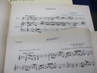 輸入楽譜/ヴァイオリン・チェロ譜/ボッケリーニ/8冊セット/OP.5  2 Violins/6 SONATE(Vol.1.2)/6 SONATEN(OP.7 1-6)/
6 SONATEN/Op.12 Vol.2/QUARTETTE/Violoncello Concerto/ PETERS /SCHIRMER/RICORDI/Kunzelmann 他/大きさ縦約30cm×横約23cm/各パート譜付き。
