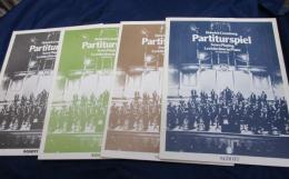 音楽洋書　教則本/独・仏・英文/クロイツブルグ/楽譜演奏法 全4巻揃/HEINRICH CREUZBURG/Partiturspiel/SCORE PLAYING/SCHOTT 
