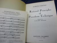 音楽　洋書　教則本/英文　英訳版/アルフレッド　コルトー/ピアノテクニックの合理的原理/Rational Principles of Pianoforte Technique/SALABERT/102P/大きさ縦約32cm×横約24cm/
