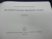輸入楽譜/新　バッハ全集/オルガン作品集/8巻/他の作品の翻案/bearbeitungen fremder werke/ベーレンライター・ハードカバー版 緑版/1979年/KARL HELLER/
