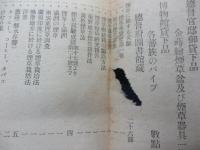 1枚もの/台湾日日新報社講堂/昭和7年/煙草に関する趣味展覧会目録
