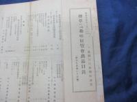 1枚もの/台湾日日新報社講堂/昭和7年/煙草に関する趣味展覧会目録
