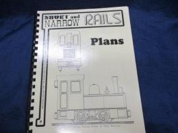 英文/SHORT and NARROW RAILS/O  HO 1/2scale 他/模型設計図集/