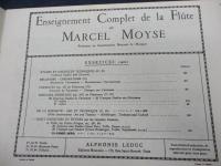 洋書/音楽書　仏文/フルートの指導/Enseignement Complet de la Flute/Leduc/49P/マルセル・モイーズ