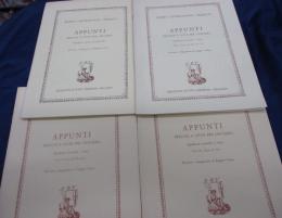 輸入楽譜/ギター楽譜/カステルヌオーヴォ＝テデスコ/Op.210 /APPUNTI/備忘録/4冊セット/Quanderno primo/Parte.1
Danze del 600 e del 700/Parte.2 Danze dell'Ottocento/Parte.3 Danze del'900/大きさ縦約31cm×横約23cm/
EDIZIONI SUVINI ZERBONI/
