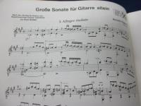 輸入楽譜/ギター楽譜/パガニーニ/26 Original Kompositionen fur Gitarre allein/Grosse Sonate Grand Sonate/
/2冊セット//大きさ縦約31cm×横約23cm/
