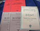 輸入楽譜/ヴァイオリン譜/DONT/練習曲とカプリス Op.35 2冊/24の練習曲　Op.37 2冊＋SCHIRMER版1冊/5冊セット/