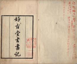 好古堂書画記