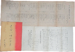 長谷川時雨女史遺愛品展覧会目録・案内
 ※「長谷川時雨全集内容見本」付
