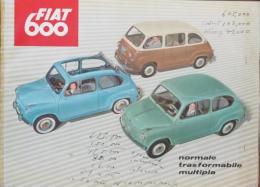 FIAT600　フィアットパンフレット