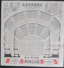 帝国劇場座席表