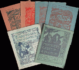 1907-1908年ニューヨーク＆ロンドン刊紳士服誌6冊　　