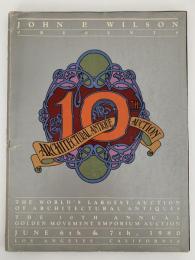John P・Wilson 10th Architectural Antique Auction Catalogue