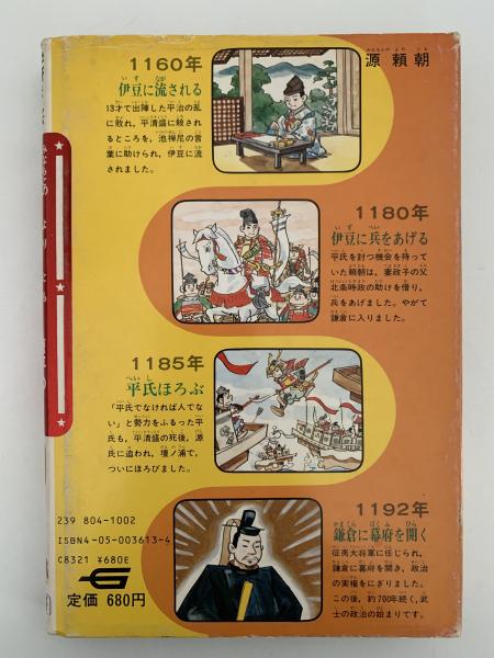 源平の戦い 源頼朝 鎌倉時代(前期) 学研まんが 人物日本史(樋口清之