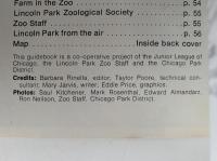 Lincoln Park Zoological Gardens　OFFICIAL GUIDE BOOK（リンカーン パーク動物園 公式ガイドブック）