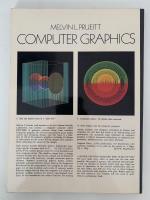 COMPUTER GRAPHICS　118 COMPUTER GENERATED　DESIGNS　INCLUDING 10 IN FULL COLOR（コンピューターグラフィックス　フルカラー10点を含むコンピューター生成デザイン118点）