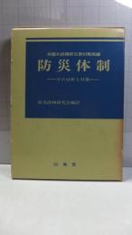 防災体制その分析と対策