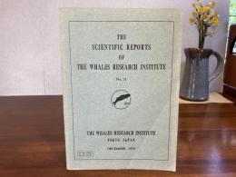 THE SCIENTIFIC REPORTS OF THE WHALES RESEARCH INSTITUTE  No31