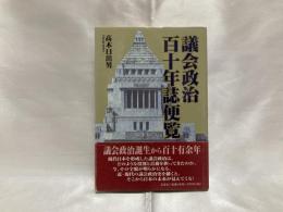 議会政治百十年誌便覧