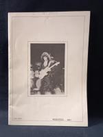季刊WOODSTOCK　ウッドストック創刊号　No.1　1982年　CONFUSION ROCK MAGAZINE!
