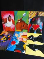 キン肉マン POST CARD ポストカード16種類セット 夢の超人タッグ編 当時物 未使用品