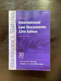 Blackstone's International Law Documents 13th Edition