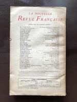 La Nouvelle Revue Française 1er Octobre 1956 4e Année No.46, NRF