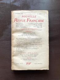 La Nouvelle Revue Française 1er Novembre 1956 4e Année No.47, NRF