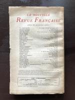 La Nouvelle Revue Française 1er Janvier 1957 5e Année No.49, NRF