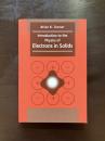 Introduction to the Physics of Electrons in Solids