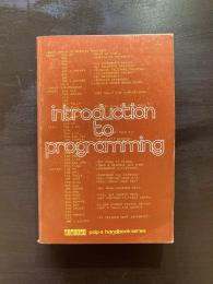 introduction to programming（digital pdp-8 handbook series）,Digital Equipment Corporation 1970