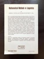 Mathematical Methods in Linguistics Corrected First Edition