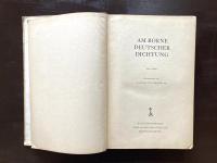 Am Borne deutscher Dichtung 7.Auflage