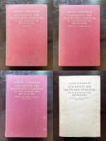 Geschichte der deutschen Literatur bis zum Ausgang des Mittelalters 4Vols.