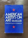 American Artists On Art: From 1940 To 1980