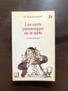 Les mots pittoresques de la table
